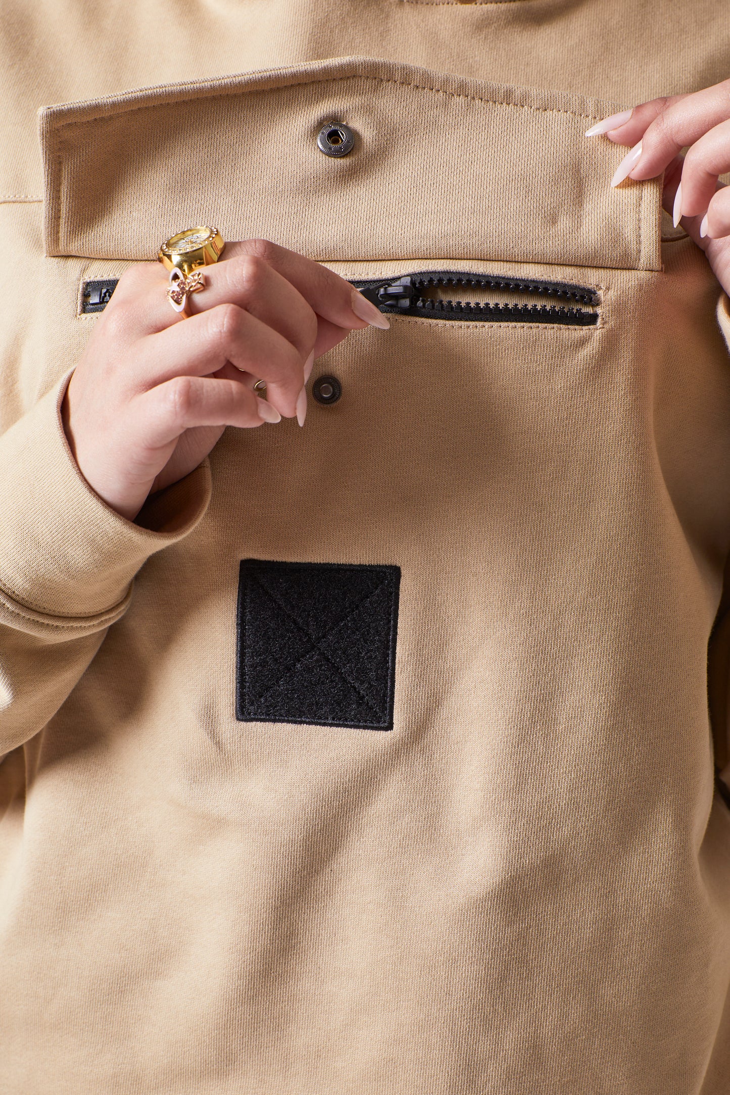 Saint Honoré Heavy Hoodie - Beige